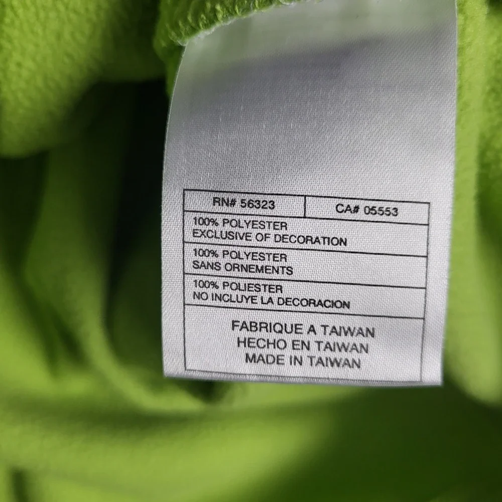 Nike Golf Nike Fit Therma Sweatshirt‎ Men's Large Green White Quarter Zip